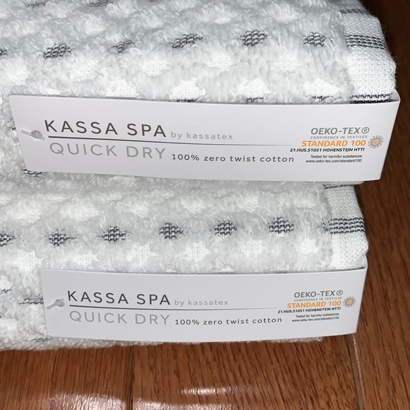 Kassatex Bath Kassa Spa By Kassatex 0 Cotton Towel Set 8piece Set